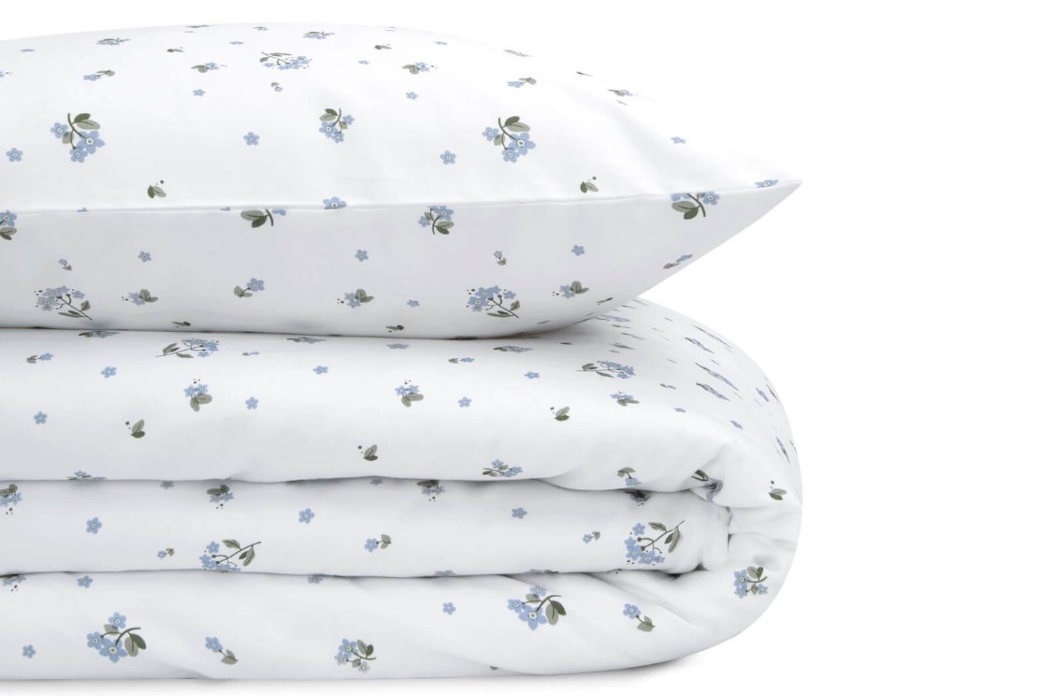 Cotton Satin Forget-Me-Not Duvet Set 140x200