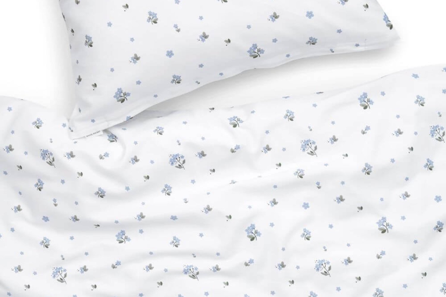 Cotton Satin Forget-Me-Not Duvet Set 140x200