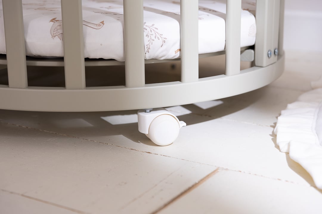 Berceau Évolutif 7 en 1 avec Matelas - Vert Sauge