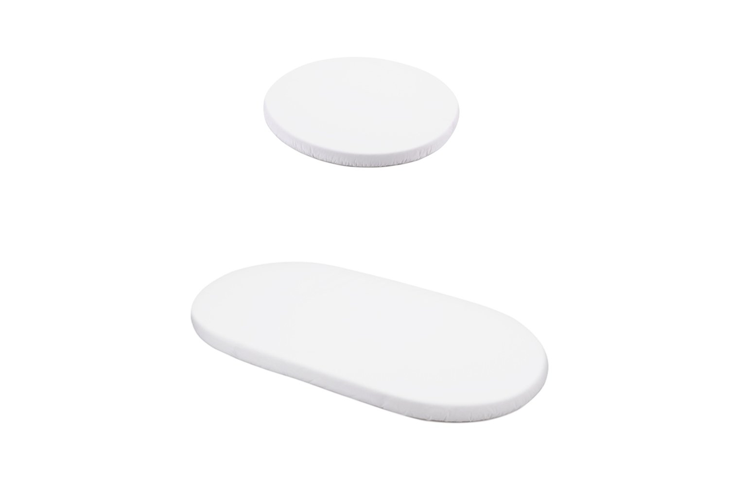 Set of 2 Fitted Sheets for Evolving Oval Cradle Set of 2 Fitted Sheets for Evolving Oval Cradle