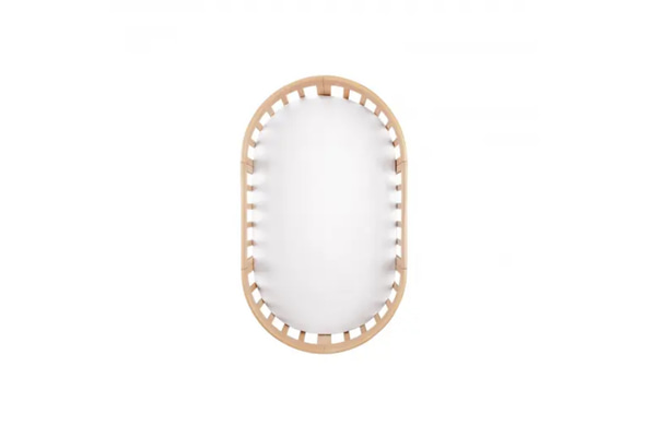 Großes Spannbettlaken für 7 in 1 Babywiege Mitwachsend - Rosa