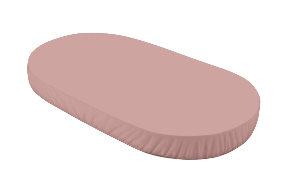 Large Fitted Sheet for Evolving Oval Cradle - Pink