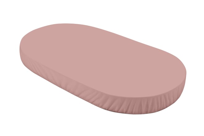 Grand Drap Housse pour le berceau ovale évolutif - Rose