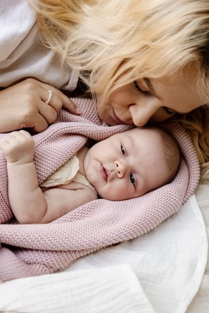 Powder Pink Bamboo Blanket