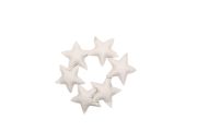 White Eco Leather Stars Garland