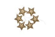 White Eco Leather Stars Garland