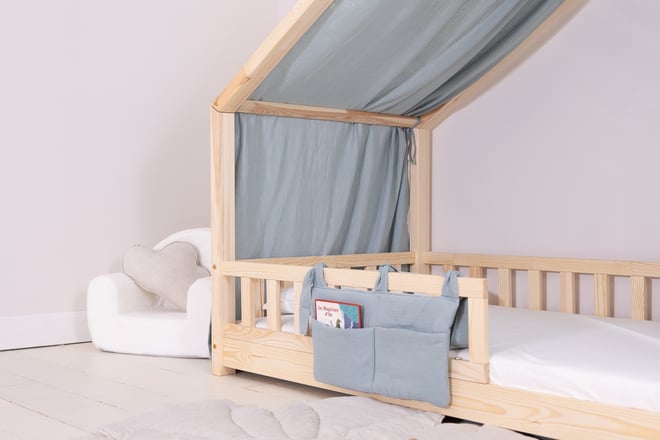 Tela Cama Casita Verde Salvia - Modelo DK