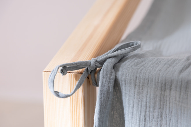 Plachta pro dětskou postel Cabane Šalvějová zelená - Model DK