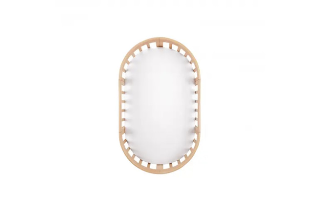 Large Fitted Sheet for Evolving Oval Cradle - Champagne