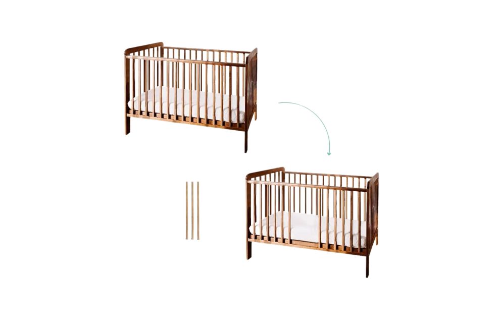 Cama Bébé Clásica Cot Vintage 60x120