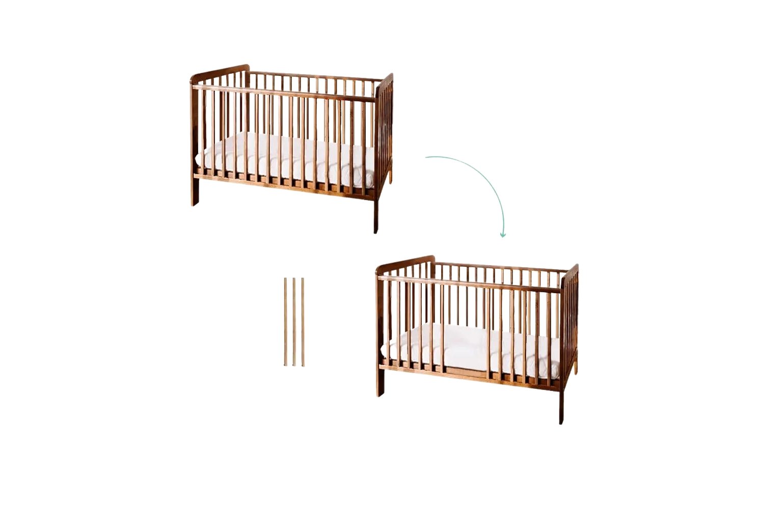 Babybett Classic Cot 60x120 - Vintage