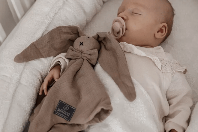 Schmusetuch Hase - Sepia Rose