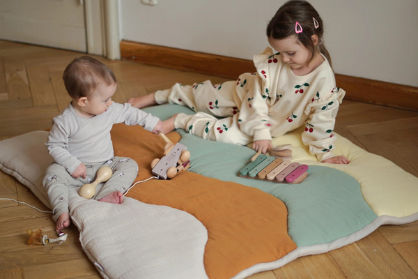 Hrací podložka z mušelínu – Šalvěj