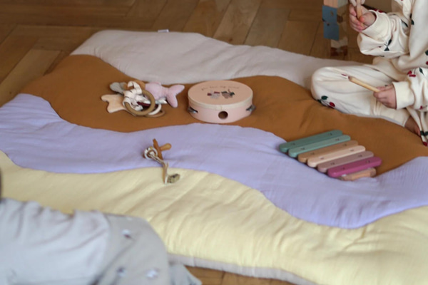 Spielteppich aus Musselin - Dreamland