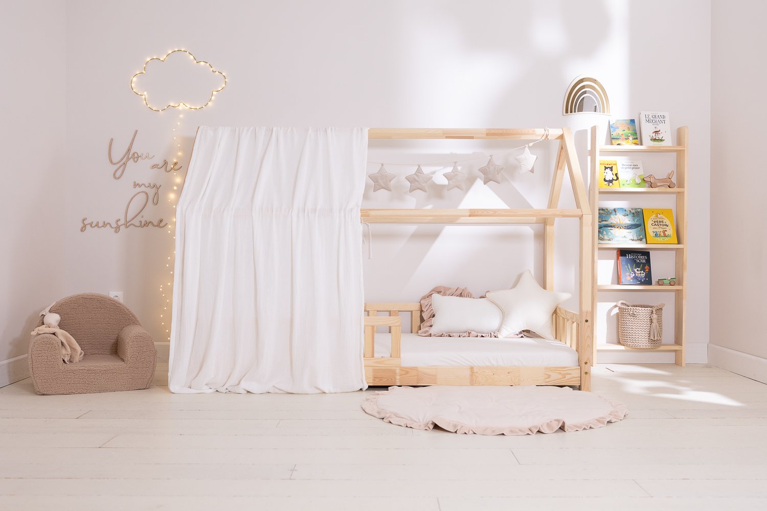 Bed Canopy - Off White - Model K