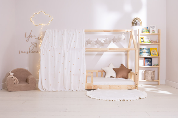 Hausbett-Himmel  - Weizenfelder - Modell K