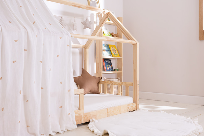 Hausbett-Himmel  - Weizenfelder - Modell K