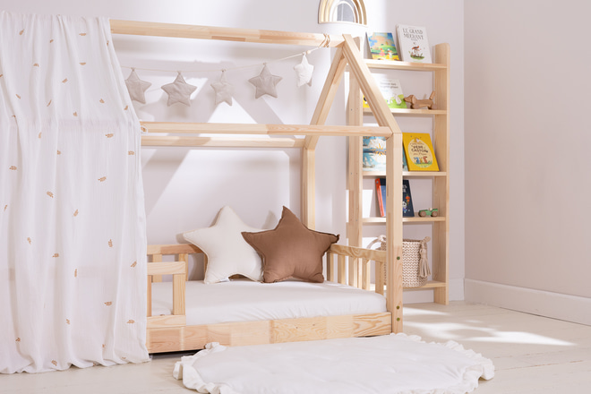Hausbett-Himmel  - Weizenfelder - Modell K