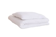 Cotton Muslin 120x170 Duvet & Pillow Set - Off White