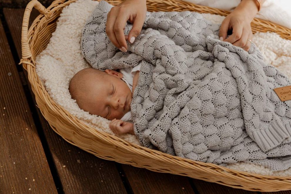 Coperta di Bambù Soft Grigio chiaro