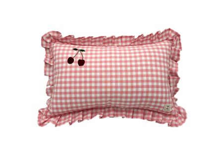 Coussin à Carreaux - Rose