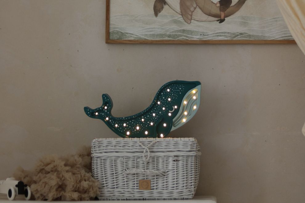 Little Lights Cinnamon Whale Lamp