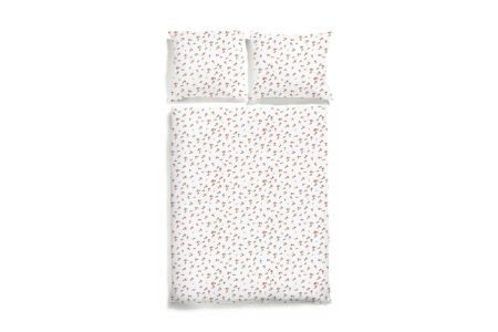 Housse de Couette en Satin de Coton - Myosotis - 140x200