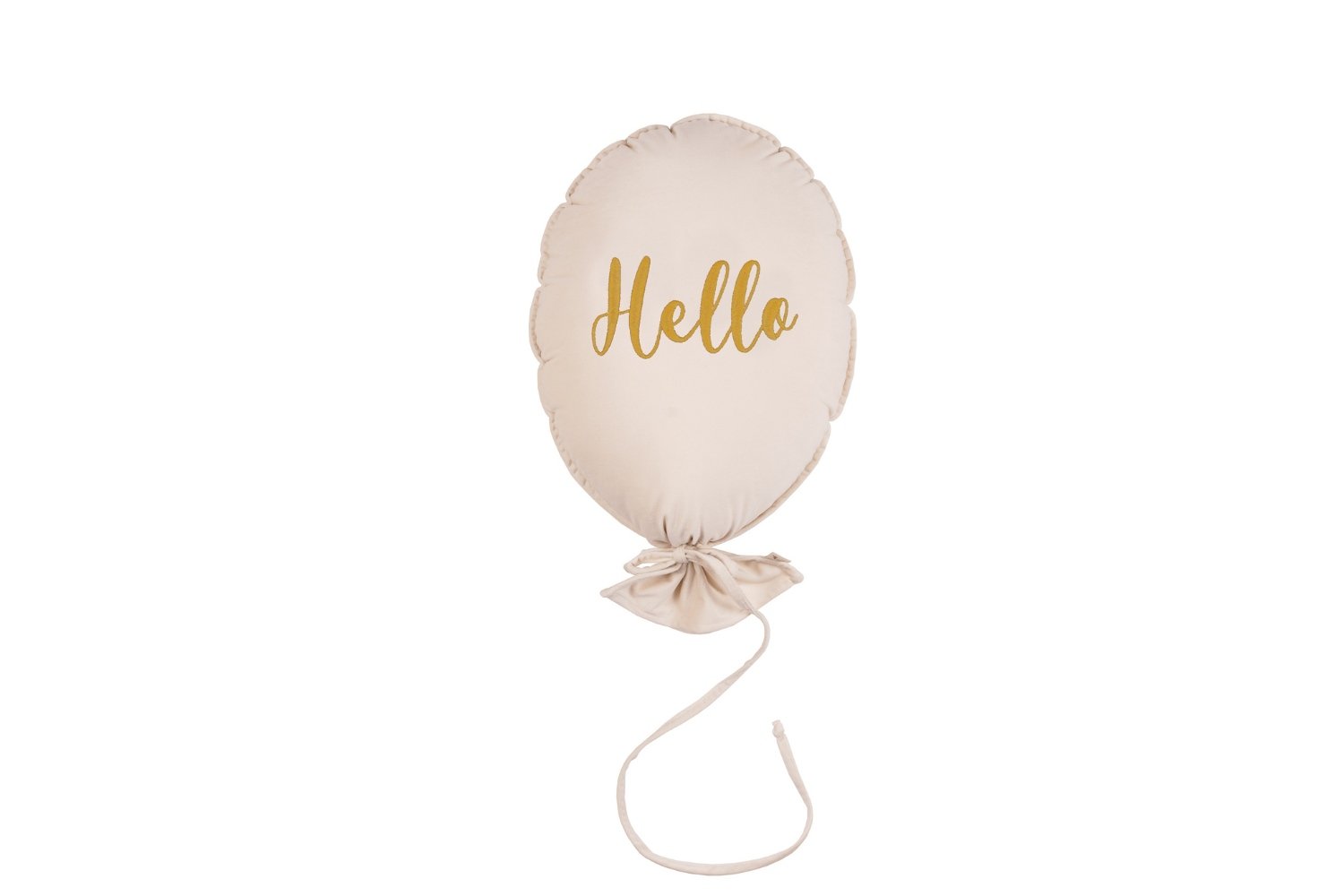 Almofada Balão Decorativa 'Hello' - Rosa