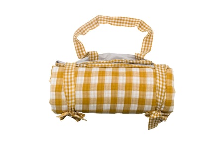 Double Sided Checkered Muslin Picnic Mat