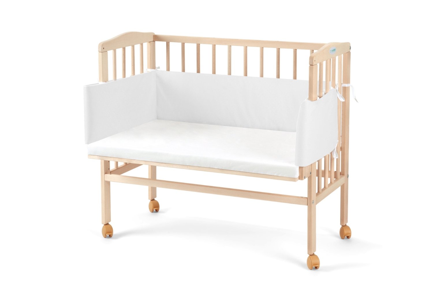 Bedside Crib with Mattress and Bed Bumper