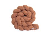 Cinnamon Boucle Bed Bumper - 3 Ropes