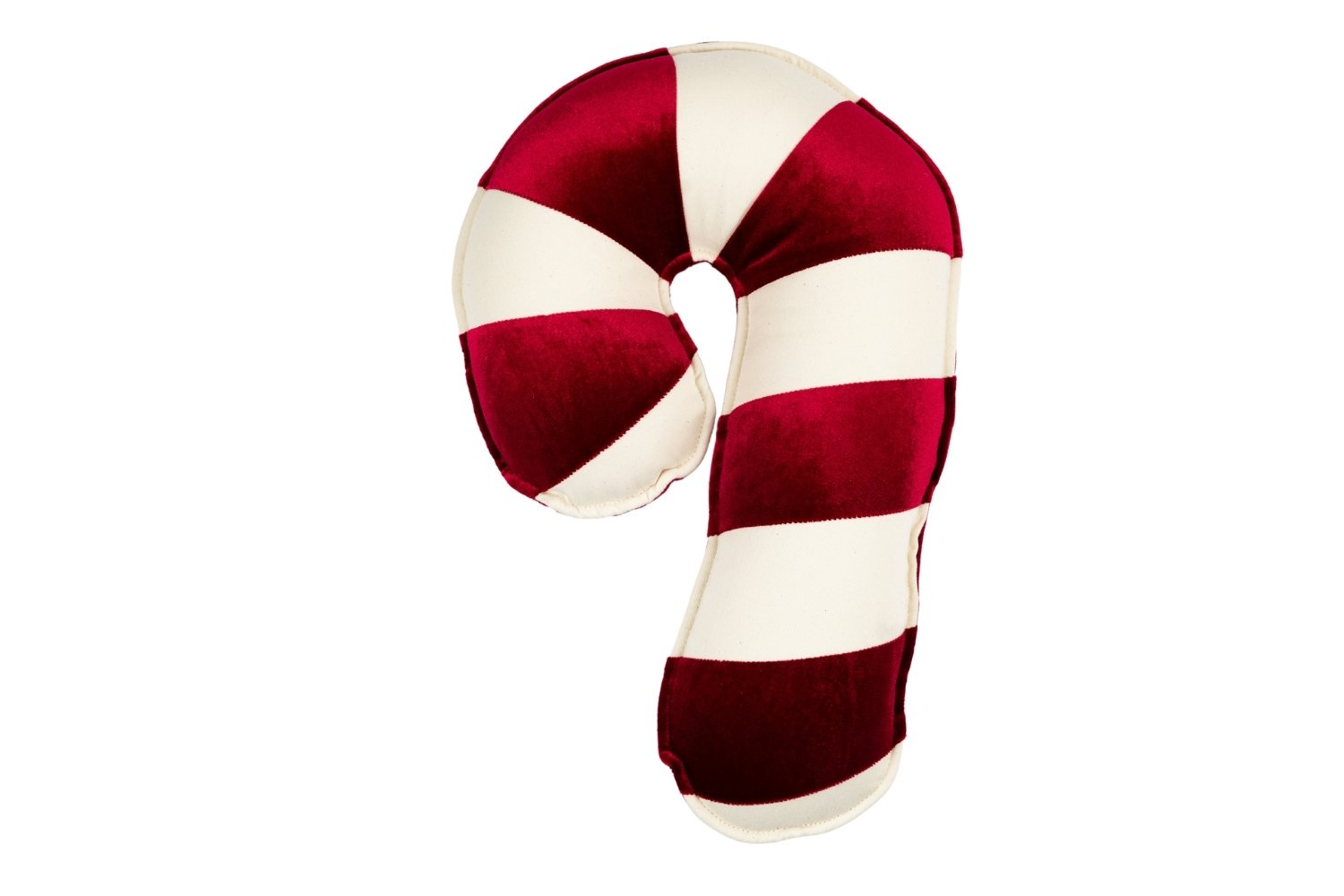 Coussin Christmas Candy Cane Rouge