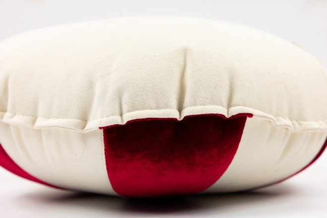 Almofada de Natal Vermelha e Bege Almofada de Natal Vermelha e Bege