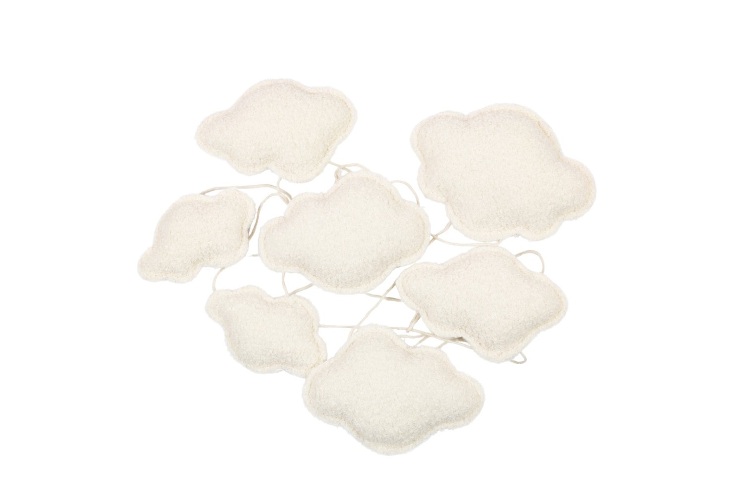 Boucle Clouds Garland - White