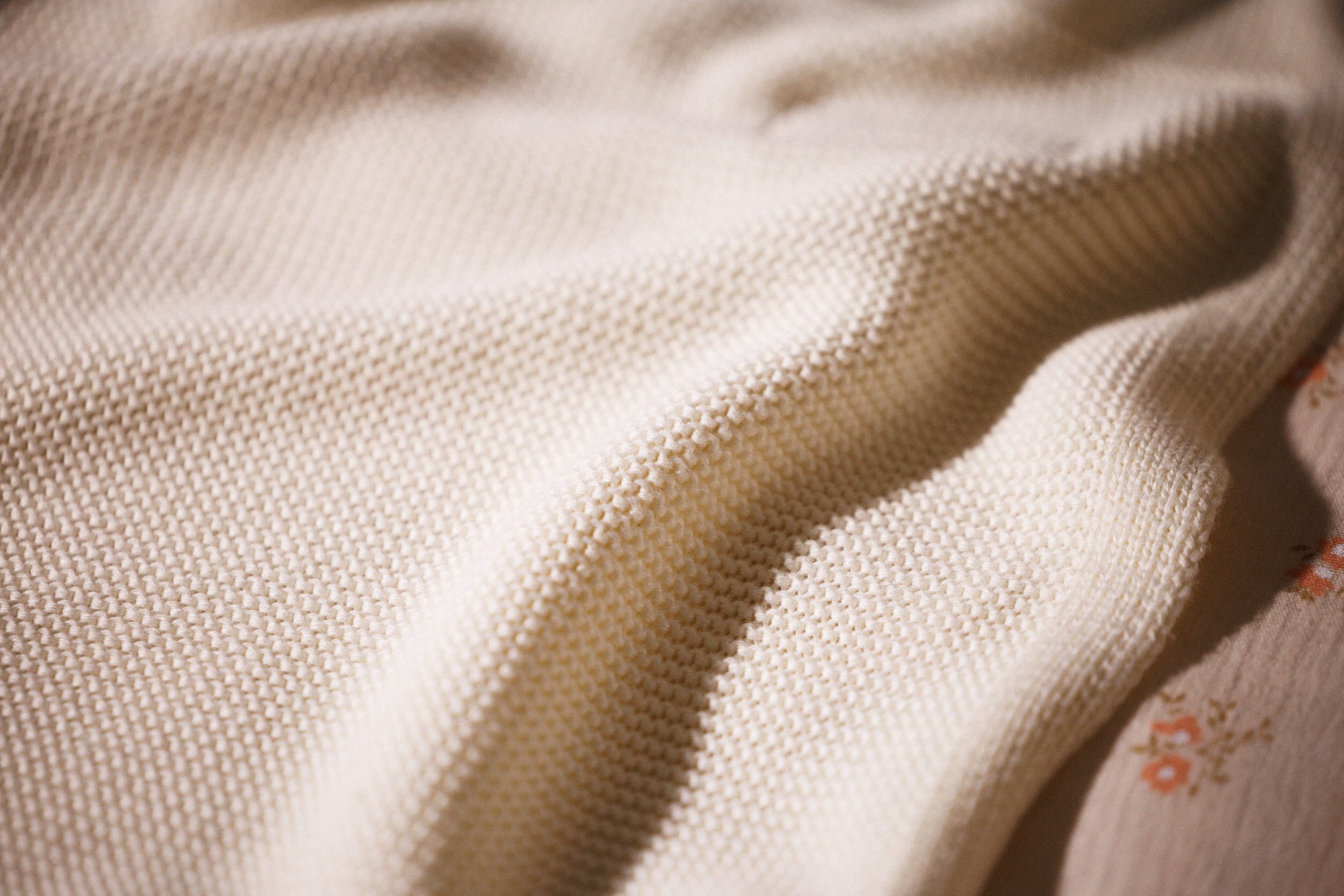 Cream Bamboo Blanket