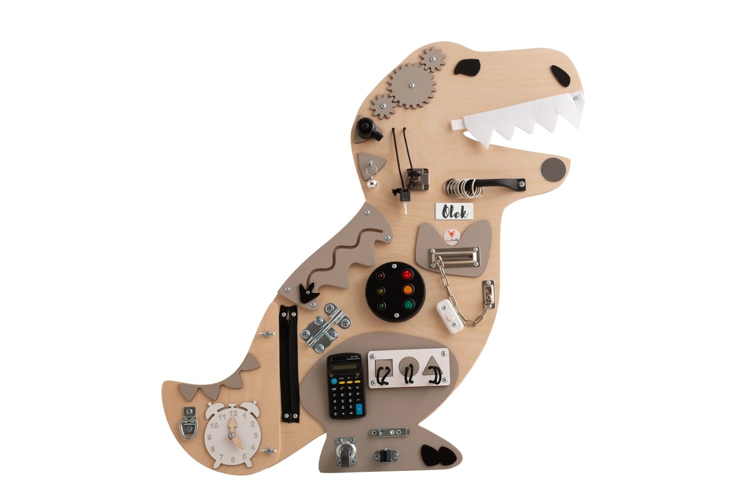 Angus the T-Rex Activity Board Natural