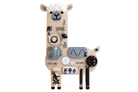 Adele the Llama Activity Board Natural