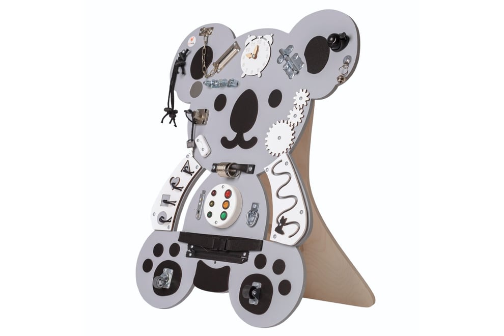 Martin the Koala Activity Board Grey