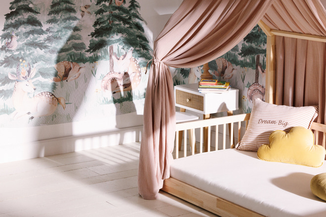 Toile de Lit Cabane Cacao - Modèle L Double