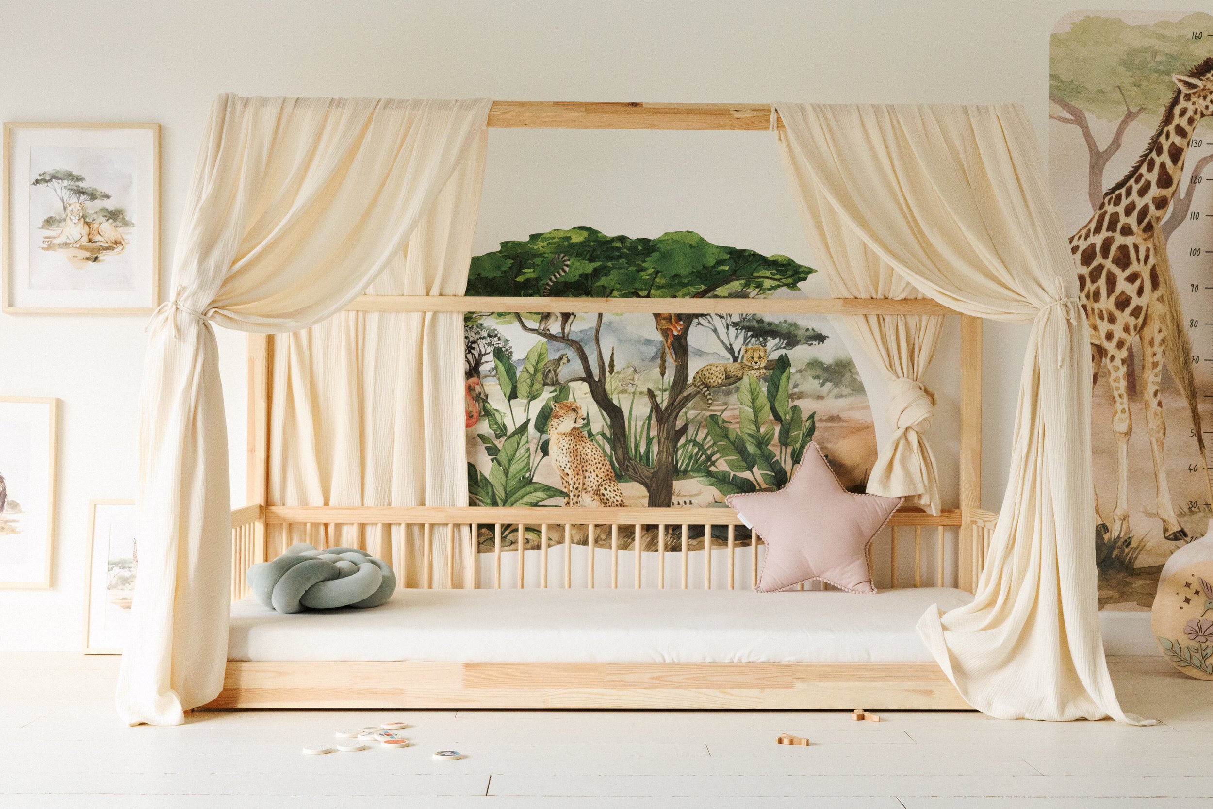 Saldi Estivi - Telo per Letto a Capanna Vaniglia - Modello L Doppio