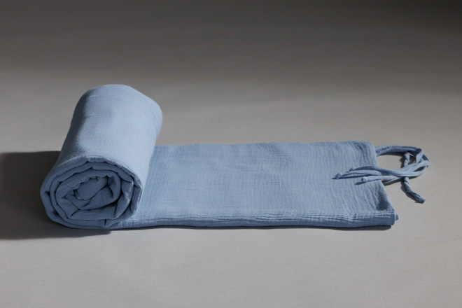 Hausbett-Himmel Himmelblau - Modell L Doppelt