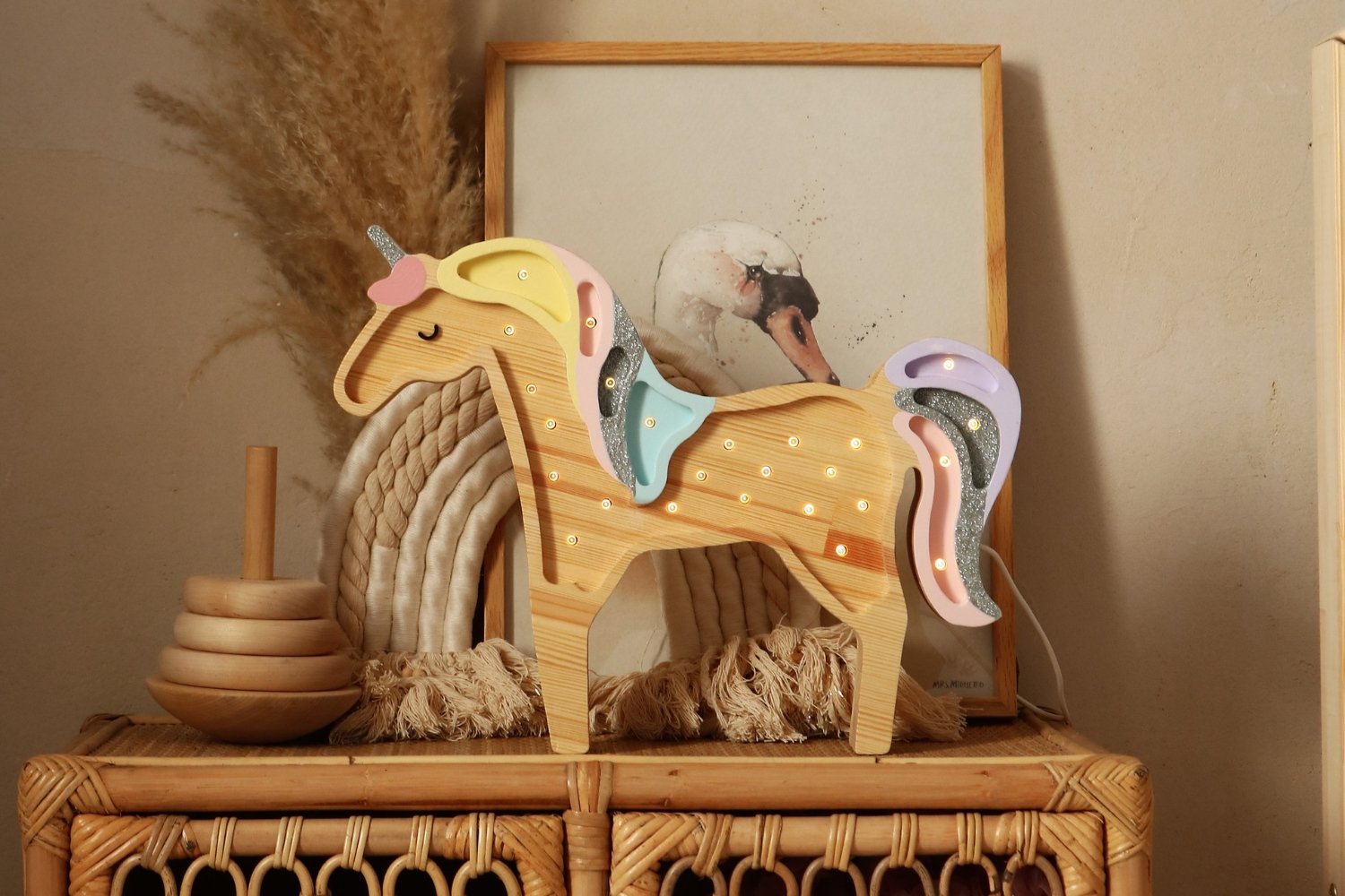 Dekolampe Einhorn Little Lights