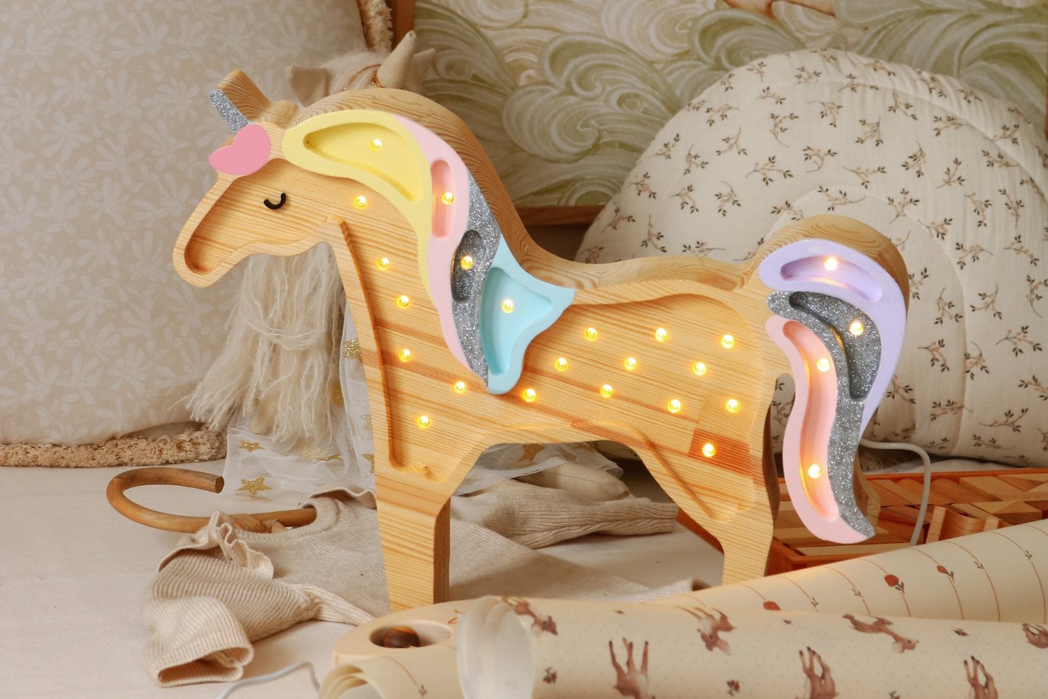 Lampe Little Lights Licorne LED