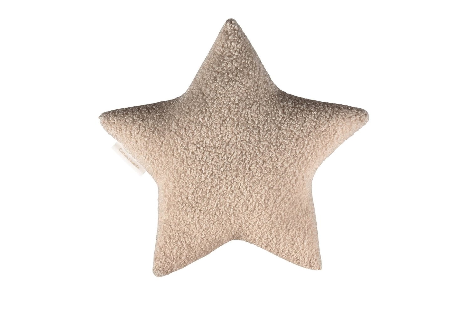 Chocolate Star Cushion Boucle