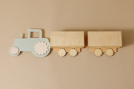 Olive Tractor Shelf / Wall Lamp