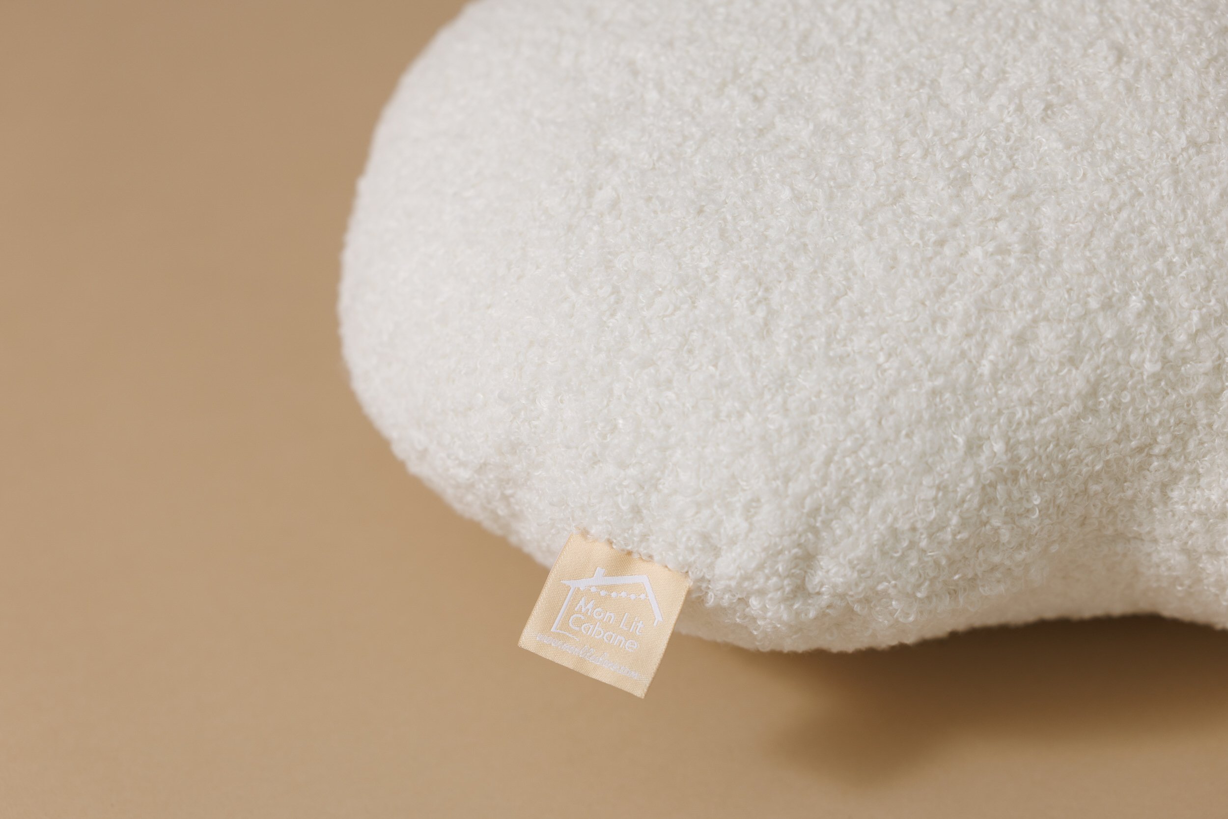 White Cloud Cushion Boucle