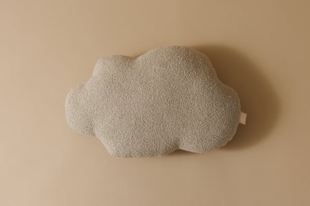 Beige Cloud Cushion Boucle