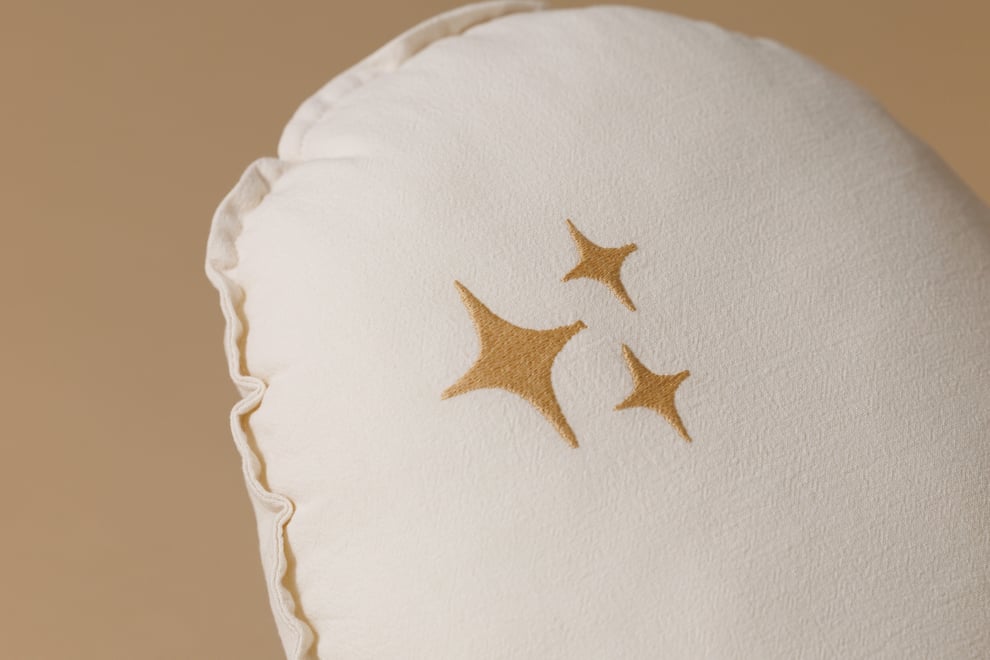 Decorative Mini Balloon Cushion - Natural