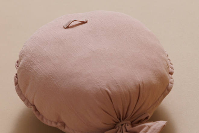 Mini dekorační polštář balón - růžový