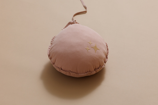 Mini dekorační polštář balón - růžový